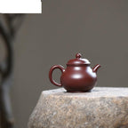 Tea Pots For Loose Tea 130ML Handmade Purple Clay Teapots Handmade Pot Raw Ore Zhu Mud Tea Maker Kettle Chinese Zisha Tea Set Drinkware Tea Infuser Pot - Image 3