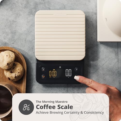 Greater Goods Electric Gooseneck Kettle, Coffee Scale, and Espresso Scale (Birch) - Image 5