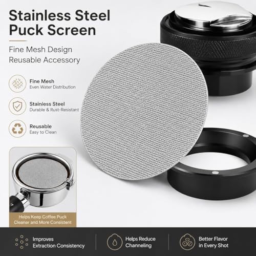 Espresso Tamper Set 54mm, 9 PCS Espresso Accessories Kit & Tamping Station - Image 6