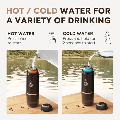i Cafilas 2-in-1 Portable Espresso Maker For Nespresso Pod＆Ground,Black - Image 5