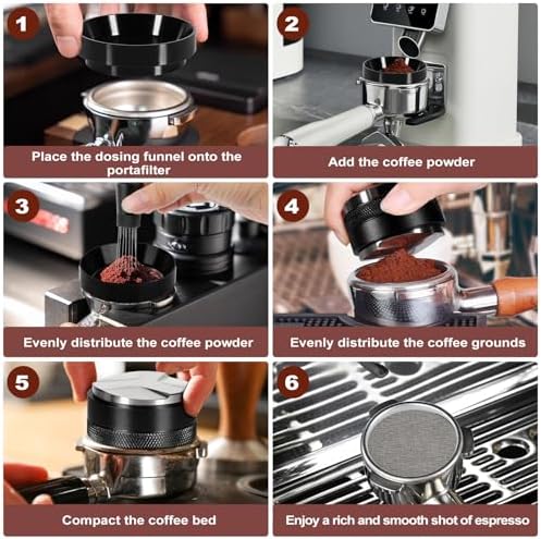 Espresso Accessories Kit 58mm, Coffee Distributor and Tamper Leveler - Image 2