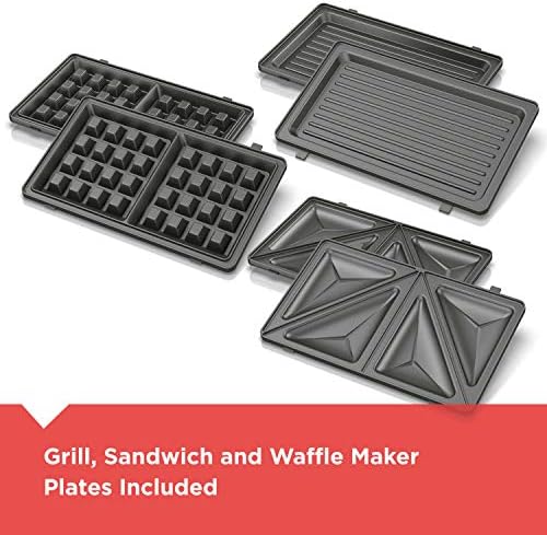 BLACK+DECKER 3-in-1 Waffle Maker, Grill & Sandwich Press - Image 3