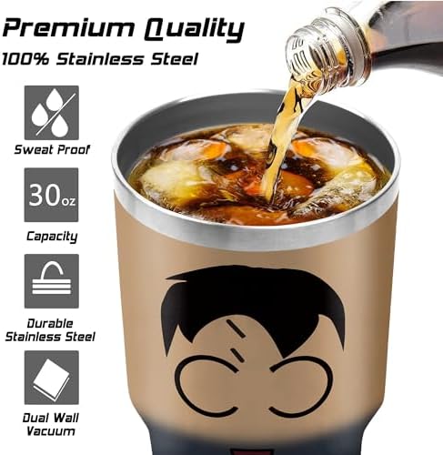 30 Oz Tumbler with Lid and Straw, Travel Coffee Mug Thermal Cups for Hot and Cold Drinks, Exquisite Stainless Steel Insulated Coffee Cup for Woman Girl - Image 4