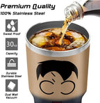 30 Oz Tumbler with Lid and Straw, Travel Coffee Mug Thermal Cups for Hot and Cold Drinks, Exquisite Stainless Steel Insulated Coffee Cup for Woman Girl - Image 4