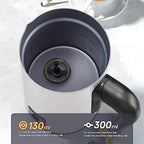 4 in 1 Milk frother Fully automatic milk heated cold/hot latte, chocolate protein powder, M3A (Size : (0.5L, Color : M3_UK) - Image 3
