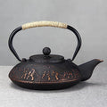Cast Iron Teapot 1100ML Retro Elephant Japanese Style Classic Cast Iron Tea Kettle Elegant Color&Wonderful Workmanship Durable Construction for Ornament Gift Collection(Size:1100ml) by Unknown