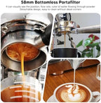 Coffee Portafilter 58mm Bottomless Detachable Rosewood - Image 7