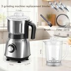 Mixer Grinder For Kitchen - Dry Grinding Cup For Grinding Spices, Nuts, Grains, And Coffee. Comes With A 750ml Fruit Juicer Cup. (Black+cup) - Image 3