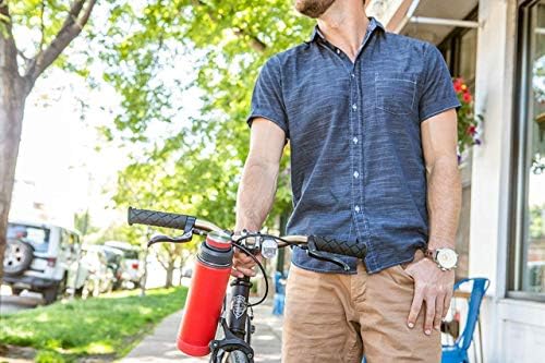 Personalized Vacuum Triple Insulated Sport Water Bottle Thermos -Stainless Steel Triple Wall Thermos with Lid & Strainer | Custom Engraved 44 Options | Warm & Cold Drink Use 20 oz (Black-Custom) - Image 4