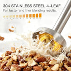 MEGAWISE Immersion Blender, 3-in-1 Hand Blender with Whisk & Milk Frother - Image 2