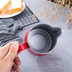Stainless Steel Milk Frothing Pitcher Pour Over Coffee Kettle Steaming Cup(White,700ml) - Image 2
