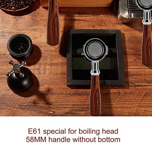 58mm Bottomless Espresso Portafilter, Zinc Alloy Single Layer - Image 6