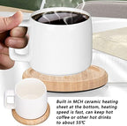 55?? Constant Temperature Milk Cup Heater,Coffee Mug Warmer,200ml Coffee Cup Warmer,USB Electric Beverage Warmer for Desk Office Women Gift, Coffee Mug Warmer,55?? Constant Temperature Milk CuCup - Image 4
