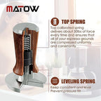 MATOW Spring Loaded Espresso Hand Tamper Fits Breville 54mm Portafilter - Image 2