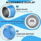 12oz Stemless Wine Tumbler with Lid Double Wall Insulated Wine Cup Stainless Steel Glasses Tumbler with Straw Insulated cocktail Tumbler Coffee Mug for Hot and Cold Beverages (Multicolor-10,6Pack) - Image 6