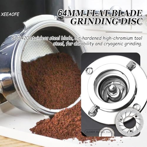 Electric Coffee Grinder for Espresso, French Press & Filter Coffee – Conical Burr, 9 Adjustable Grind Levels, Timer, 1Lb Capacity – Stylish Black Kitchen Appliance - Image 4