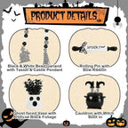 Halloween Decorations for Home Office 8PCS Farmhouse Tiered Tray Decor - Image 4