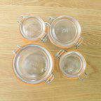 ADERIA H7562 Le Parfait Sealed Storage Containers, 6.8 fl oz (200 ml), Set of 6, Made in France, Glass Canisters, Airtight Containers, Condiments, Bottles, Airtight Coffee Beans - Image 5