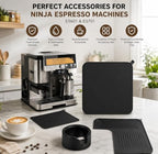 3-in-1 Espresso Accessories Kit Compatible with Ninja Luxe Café ES601 ES701, Aluminum Tamper Station, Silicone Top Mat & Sliding Coffee Bar Mat, Espresso Machine Accessories Organizer - Image 3