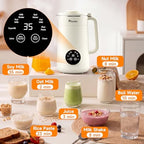 IAGREEA Nut Milk Maker Machine, 35oz Soy/Almond/Oat Milk/Juice Maker, White - Image 2