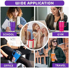 20 oz Tumbler with Handle Stainless Steel Insulated Coffee Mug Tumbler with Lid and Straw Double Wall Vacuum Insulated Coffee Mug Leak Proof Travel Mug Tumbler for Hot and Cold Drink (Mix Color-9) - Image 7