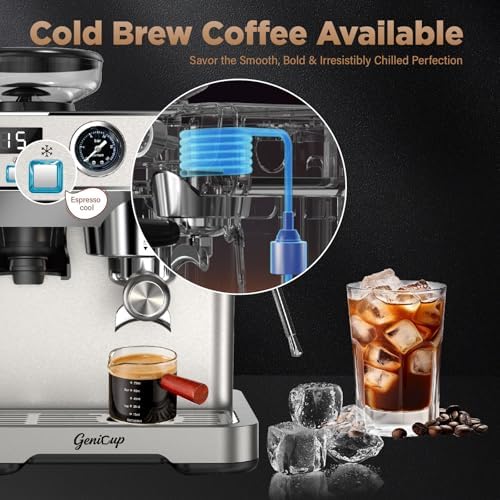 Espresso Machine with Grinder 20 Bar with 68oz Water Tank Cold Brew - Image 4