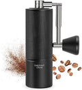 TIMEMORE Manual Coffee Grinder Chestnut C3S PRO, Hand Coffee Grinder with Foldable Handle, Stainless Steel S2C Conical Burr Coffee Grinder, Adjustable Grind Setting for Espresso to French Press, Black by TIMEMORE
