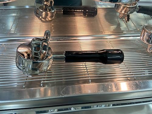 58mm Double Spout Portafilter Compatible with La Marzocco Espresso Machine Stainless Steel Espresso Portafilter with Double Shot Filter Basket Espresso Accessories-Handle Plastic - Image 6