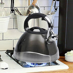 Creative Home Crescendo Whistling Tea Kettle, 3.1-Quart, Metallic Smoke - Image 4