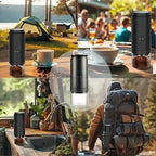 Portable Electric Coffee Grider with 40 Adjustable Levels Fine to Coarse Setting, Ceramic Conical Burr, for Home, Office, Travel, Camping, 1800mAH Rechargeable (black A, ceramic burr) - Image 7