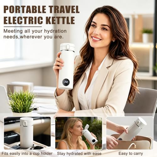 Portable Electric Travel Kettle, 16oz Tea Kettle, 120V 300W - Image 5