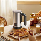 4 in 1 Milk frother Fully automatic milk heated cold/hot latte, chocolate protein powder, M3A (Size : (0.5L, Color : M3_UK) - Image 4