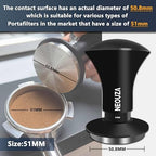 NEOUZA Espresso Tamper V2 50.8mm Dual Calibrated Spring Loaded for Coffee Machine Portafilter, Anti Pressure Deflection, Refined Handle, Stainless Ripple Base - Image 2