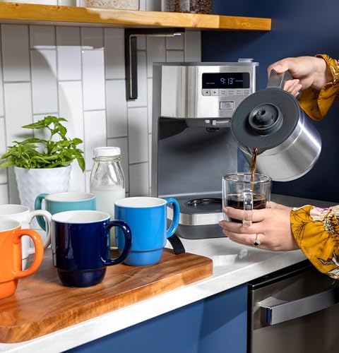 GE 10-Cup Programmable Drip Coffee Maker with Thermal Carafe - Image 5