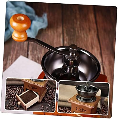 Cabilock Unique Manual Coffee Grinder Inspired Hand Bean Hand Crank Portable Burr Mill Grain Mill Crank Ceramic Core for Coffee Enthusiasts - Image 6