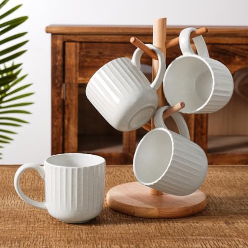 famiware Coffee Mugs Set of 6, Starlight 11 oz Mug Cups Set with Handle - Image 6