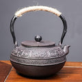 Tea Kettle,Cast Iron Teapot in Japanese Style,Tetsubin Tea Kettle with Stainless Steel Infuser,Die Casting Pattern Stove Safe Kettles,Traditional Iron Teapots,1.2L(Color:O) (Size : E) by Unknown