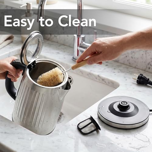 OVENTE 1.7L Stainless Steel Electric Kettle, 1750W Power, Silver KS711S - Image 4