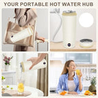 Portable Electric Kettle 600ML with 6 Temperature Settings - Image 6