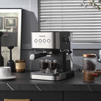 Espresso Machine, 20 Bar Professional Espresso Maker with Milk Frother Steam Wand, Coffee Espresso Machine for Cappuccino, Latte, Espresso Machines for Home, 50oz Removable Water Tank - Image 3