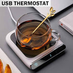 Coffee Mug Warmer for Desk, Smart USB Electric Beverage Tea Water Milk Warmer, Coffee Mug Warmer Heating Plate with Auto Shut Off - Image 3