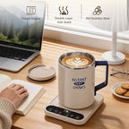 MIKMOK Electric Coffee Mug, Beverage Warmer 400ml, 300W Water Rapid Boiler - Image 4