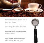 Bottomless Portafilter for Gaggia 58mm, Stainless Steel 2 Ears Naked Bottomless Portafilter with Filter Basket for Gaggia Classic/Espresso Deluxe//New Baby and - Image 3