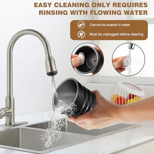 Milk Frother, 4 in 1 Electric Milk Frother and Steamer, 20oz Automatic Warm and Cold Foam Maker for Coffee,Latte, Cappuccino, Hot Chocolate - Image 6
