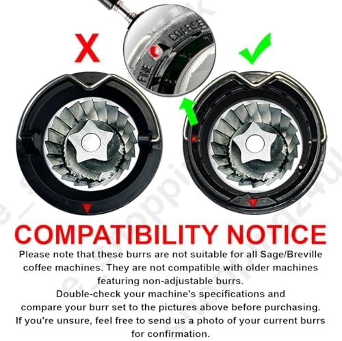 Upper & Lower Precision Fit Conical Burrs for Sage/Breville Barista Coffee Grinders – Compatible with Adjustable Burr Models Only - Image 4