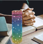 17 oz Bling Stainless Steel Water Bottle Rhinestone Vacuum Water Bottle Glitter Bottles Diamond Vacuum Flask Mug Gift Girls Women (500ml),Colorful - Image 5