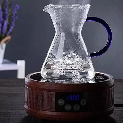 HASMI Coffee Kettle 600ML Coffee Kettle Pour Over Coffee Maker Drip Glass Coffee Pot with Filter Hand Percolator Coffee Tea Filter Container Coffee Maker (Color : Gold) - Image 6