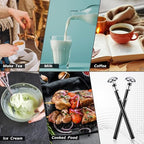Xuhal 24 Pcs Stainless Steel Kitchen Dial Thermometer 5",Black - Image 6