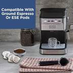 BLACK+DECKER 15-Bar Espresso Machine with Milk Frother - Image 4