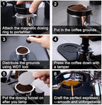 Espresso Accessories Kit 54mm, Espresso Tamper, WDT Tool, Espresso Tamper Mat, Espresso Dosing Funnel, Puck Screen, Espresso Tools for 54mm Coffee Machine Accessories - Image 3